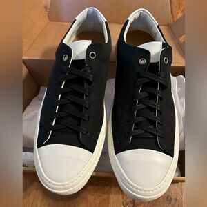 Good Man Brand Italian Leather Sneakers Black 9.5